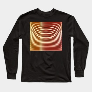 Geometric Cafe ilusion brown Long Sleeve T-Shirt